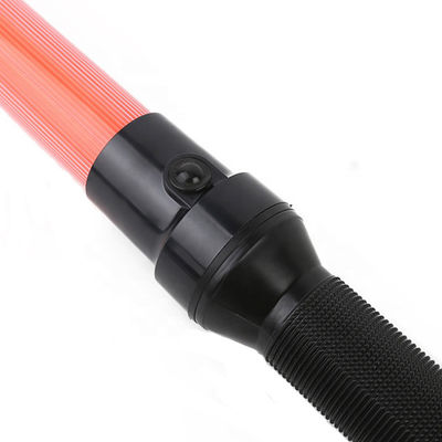 Bastón de luz intermitente rojo portátil recargable para la seguridad del tráfico en carretera