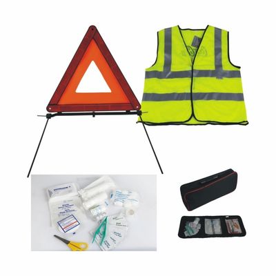 Kit de emergencia en carretera de triángulo con logotipo personalizado