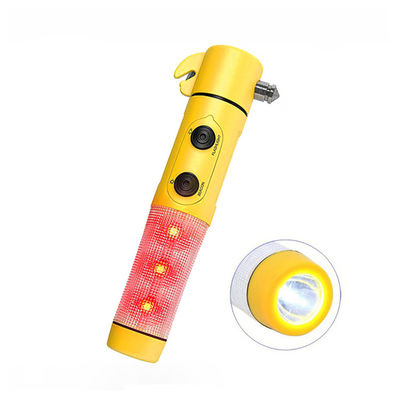 Accidente de carretera 4 en 1 Lámpara de emergencia de linterna LED Mini Martillo de seguridad para vehículos