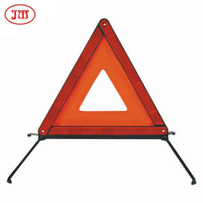 Advertencia de triángulo reflector rojo de alta visibilidad con certificación CE para situaciones de emergencia