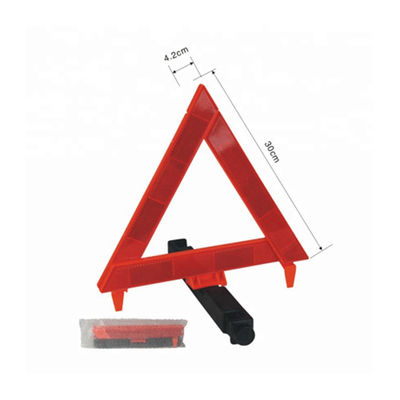 Triángulo de advertencia reflector de seguridad vial con certificado CE y material para caderas Gpps