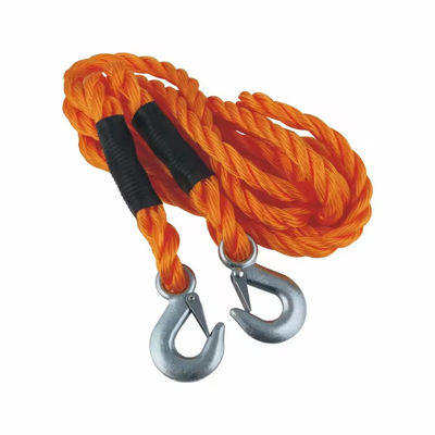 Cinturón de cuerda de remolque para automóviles de nylon con ganchos de acero forjado